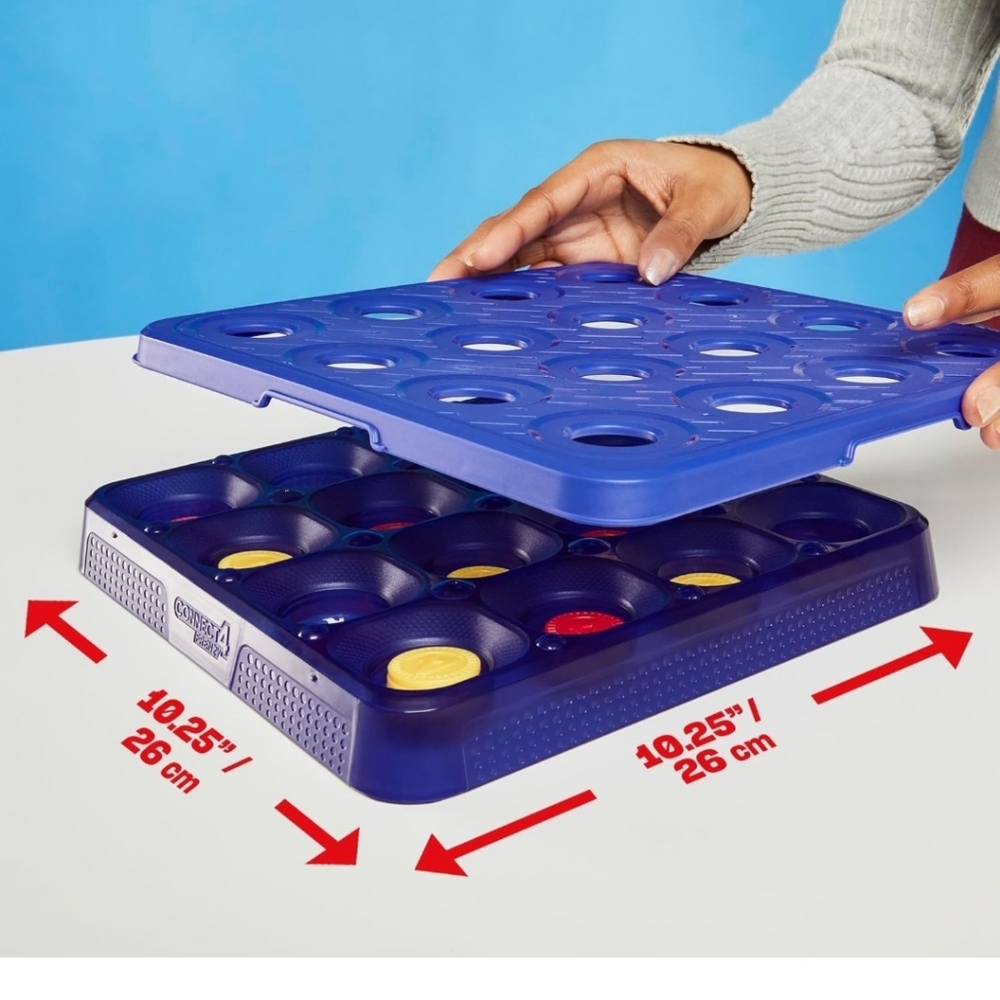 New Connect 4 Frenzy Game | Bounce Discs 4 The Win | Family Party Games - Picture 3 of 16